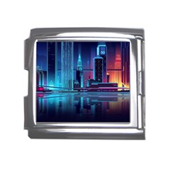 Digital Art Artwork Illustration Vector Buiding City Mega Link Italian Charm (18mm) by 99art