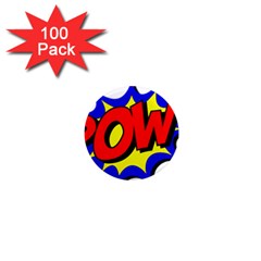 Pow Comic Comic Book Fight 1  Mini Magnets (100 Pack)  by 99art