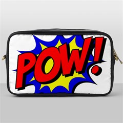 Pow Comic Comic Book Fight Toiletries Bag (one Side) by 99art