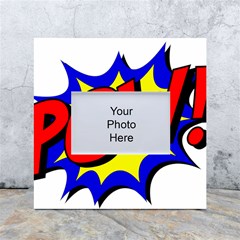 Pow Comic Comic Book Fight White Box Photo Frame 4  X 6  by 99art