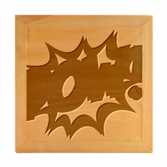 Pow Comic Comic Book Fight Wood Photo Frame Cube by 99art