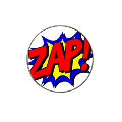 Zap Comic Book Fight Hat Clip Ball Marker (4 Pack) by 99art