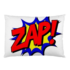 Zap Comic Book Fight Pillow Case by 99art