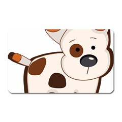 Animation-dog-cute-cartoon-drawing Magnet (rectangular) by 99art