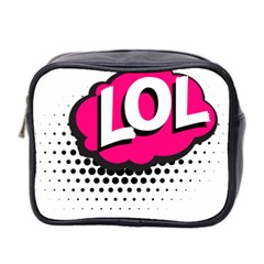 Lol-acronym-laugh-out-loud-laughing Mini Toiletries Bag (two Sides) by 99art