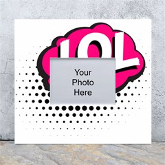 Lol-acronym-laugh-out-loud-laughing White Wall Photo Frame 5  X 7  by 99art