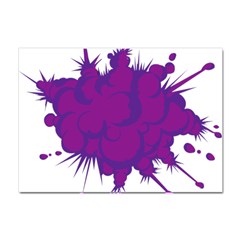 Explosion-firecracker-pyrotechnics Crystal Sticker (a4) by 99art