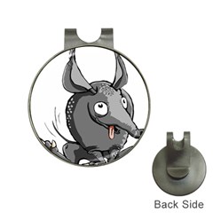 Animal-armadillo-armored-ball- Hat Clips With Golf Markers by 99art