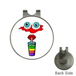 Animation-eyes-cartoon-cute-comic Hat Clips with Golf Markers Front