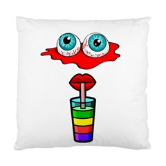 Animation-eyes-cartoon-cute-comic Standard Cushion Case (two Sides) by 99art