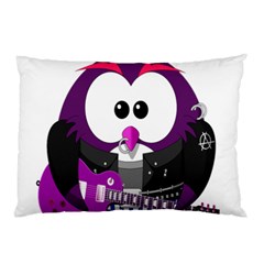 Bird-music-animation-animal Pillow Case by 99art