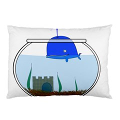 Wal-fish-small-world-lake-sea Pillow Case (two Sides) by 99art