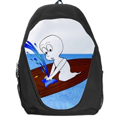 Spirit-boat-funny-comic-graphic Backpack Bag by 99art