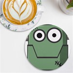 Cartoon-cute-frankenstein-halloween UV Print Round Tile Coaster Front