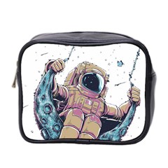 Drawing-astronaut Mini Toiletries Bag (two Sides) by 99art