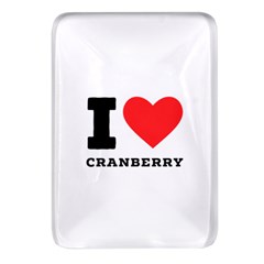 I Love Cranberry Rectangular Glass Fridge Magnet (4 Pack) by ilovewhateva