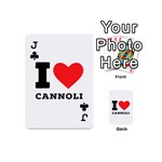 I love cannoli  Playing Cards 54 Designs (Mini) Front - ClubJ