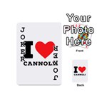 I love cannoli  Playing Cards 54 Designs (Mini) Front - Joker1