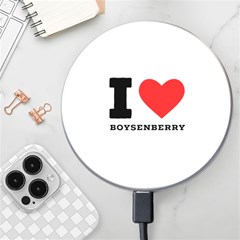 I Love Boysenberry  Wireless Fast Charger(white) by ilovewhateva