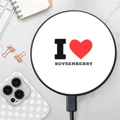 I Love Boysenberry  Wireless Fast Charger(black) by ilovewhateva