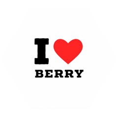 I Love Berry Wooden Puzzle Hexagon by ilovewhateva