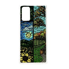 Four Assorted Illustrations Collage Winter Autumn Summer Picture Samsung Galaxy Note 20 Tpu Uv Case by danenraven