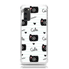 Cute Cameras Doodles Hand Drawn Samsung Galaxy S20 6 2 Inch Tpu Uv Case by Cowasu