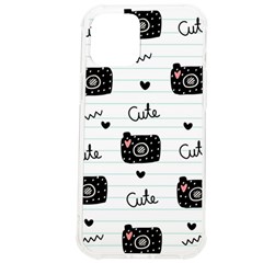 Cute Cameras Doodles Hand Drawn Iphone 12 Pro Max Tpu Uv Print Case by Cowasu