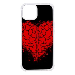 Heart Brain Mind Psychology Doubt Iphone 14 Tpu Uv Print Case by Cowasu