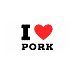 I Love Pork  Satin Wrap 35  X 70  by ilovewhateva