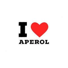 I Love Aperol Wooden Puzzle Round by ilovewhateva