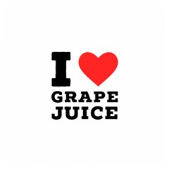 I Love Grape Juice Wooden Puzzle Square by ilovewhateva