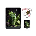 Drink Spinach Smooth Apple Ginger Playing Cards Single Design (Mini) Back