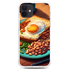 Breakfast Egg Beans Toast Plate Iphone 12/12 Pro Tpu Uv Print Case by Ndabl3x