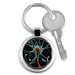 Organism Neon Science Key Chain (round) by Ndabl3x