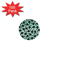 Orca Killer Whale Fish 1  Mini Buttons (100 Pack)  by Ndabl3x