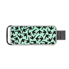 Orca Killer Whale Fish Portable Usb Flash (two Sides) by Ndabl3x