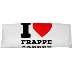 I Love Frappe Coffee Body Pillow Case (dakimakura) by ilovewhateva