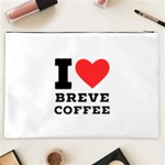 I love breve coffee Cosmetic Bag (XXL) Back