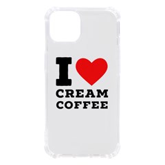 I Love Cream Coffee Iphone 13 Tpu Uv Print Case by ilovewhateva