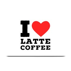 I Love Latte Coffee Plate Mats by ilovewhateva