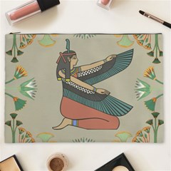 Egyptian Woman Wing Cosmetic Bag (xxl) by Wav3s