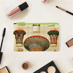 Egyptian Architecture Column Cosmetic Bag (xs) by Wav3s