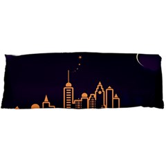 Skyscraper-town-urban-towers Body Pillow Case Dakimakura (two Sides) by Wav3s