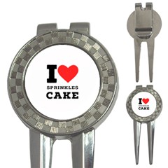 I Love Sprinkles Cake 3-in-1 Golf Divots by ilovewhateva