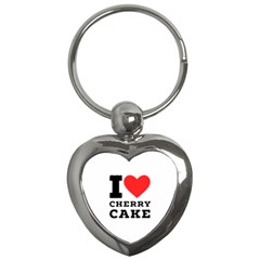 I Love Cherry Cake Key Chain (heart) by ilovewhateva