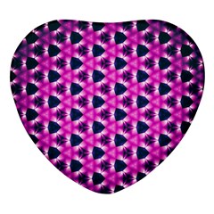 Digital Art Artwork Abstract Heart Glass Fridge Magnet (4 Pack) by Ndabl3x