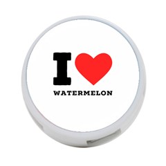 I Love Watermelon  4-port Usb Hub (one Side) by ilovewhateva