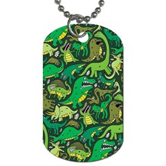 Dino Kawaii Dog Tag (one Side) by Wav3s