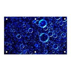 Blue Bubbles Abstract Banner And Sign 5  X 3  by Vaneshop